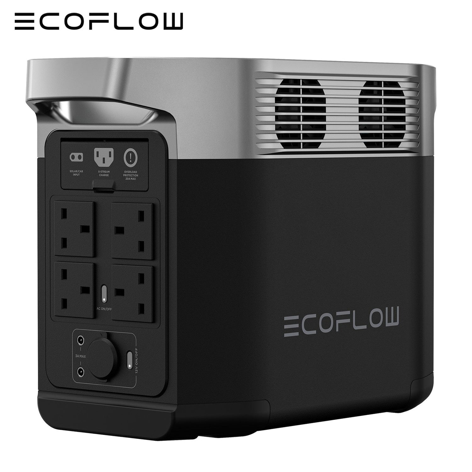 ECOFLOW DELTA 2 Portable LFP Power Station 1024Wh X-boost 2400W Solar Generator