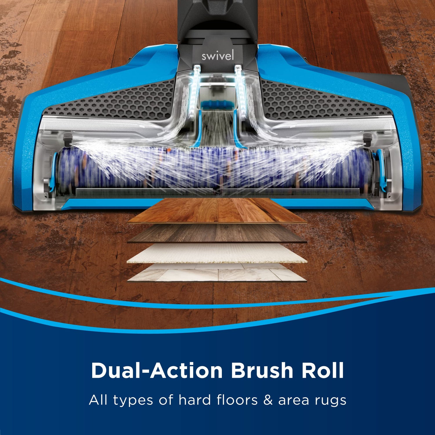BISSELL CrossWave, 3-in-1 Multi-Surface Vacuum Cleaner, Floor cleaner machine All in One Step Vacuums