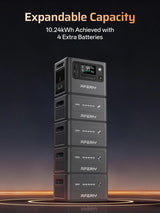 AFERIY P280 Portable Power Station 2800W 2048Wh Expandable to 10240Wh LifePO4 UK