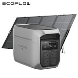 ECOFLOW DELTA 3 Max Plus 2048Wh Portable Power Station 400W Foldable Solar Panel